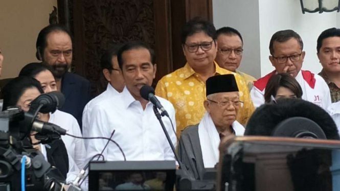 Joko widodo-Ma'ruf Amin.