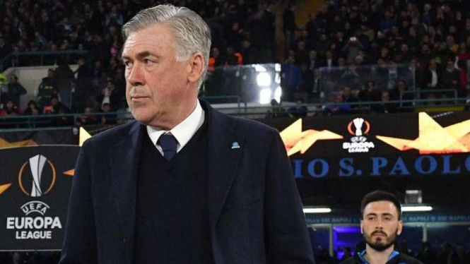 Pelatih Napoli, Carlo Ancelotti.