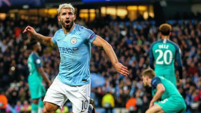 Penyerang Manchester City, Sergio Aguero