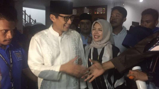 Calon wakil presiden nomor urut 02 Sandiaga Uno