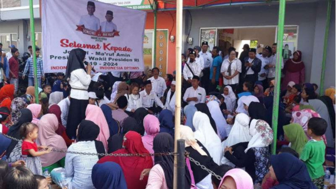 Syukuran diselenggarakan Relawan Kerja calon pasangan 01 Jokowi-Ma'ruf