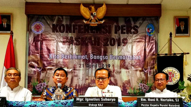 Konferensi pers Uskup Agung soal Paskah dan politik Indonesia