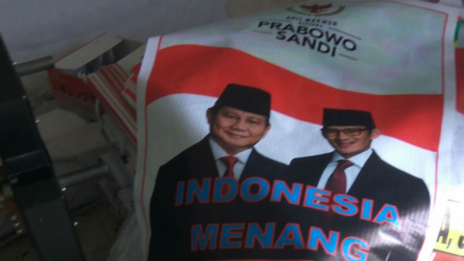 Baliho yang dibuat oleh Digital Printing di kawasan Condet, Jaktim