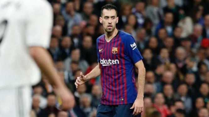 Gelandang Barcelona, Sergio Busquets.