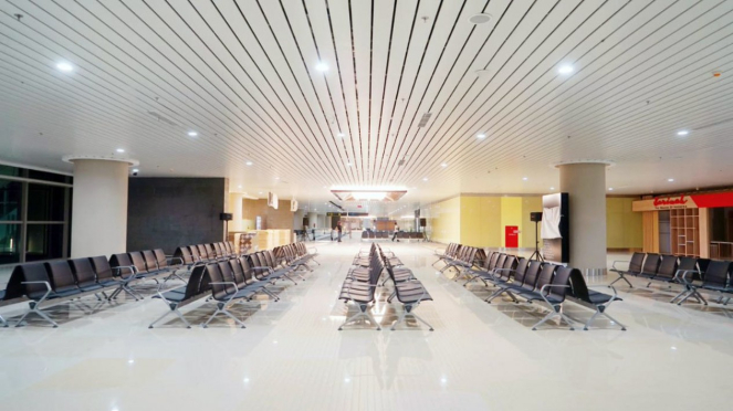 Bandara New Yogyakarta International Airport di Kulon Progo, DIY, 21 April 2019.