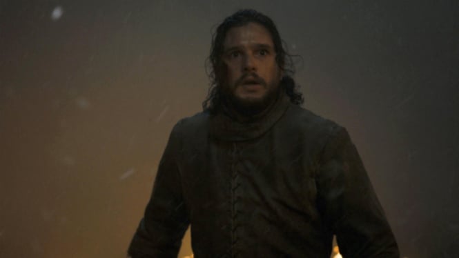 Jon Snow (Kit Harington) dalam Game of Thrones Season 8.