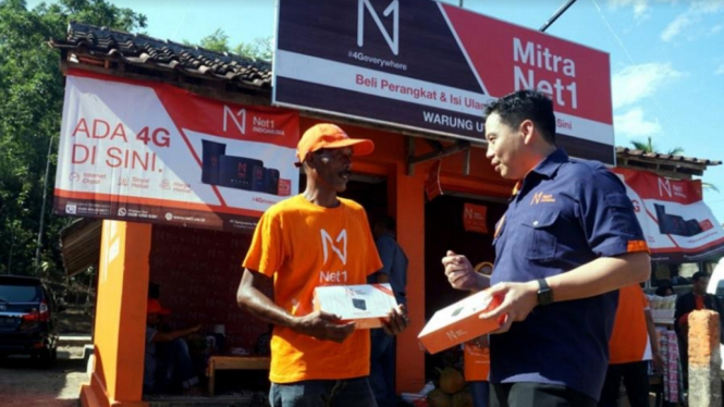 Net1 Indonesia menyediakan akses 4G di desa blankspot, Telogoharjo Wonogiri