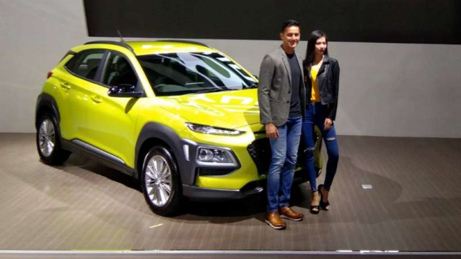 Hyundai Kona dipamerkan di IIMS 2019