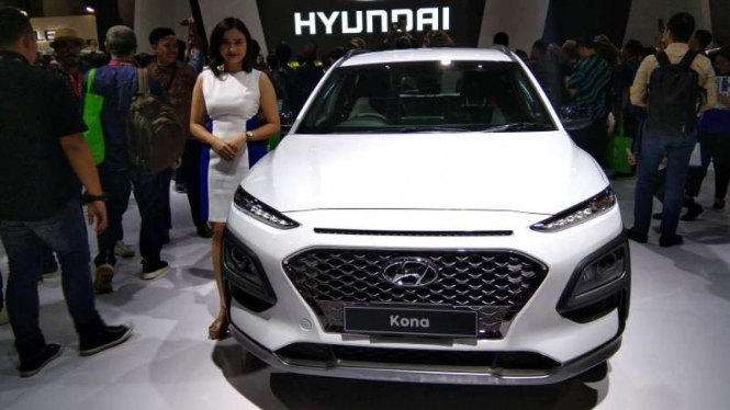 Hyundai Kona dipamerkan di IIMS 2019