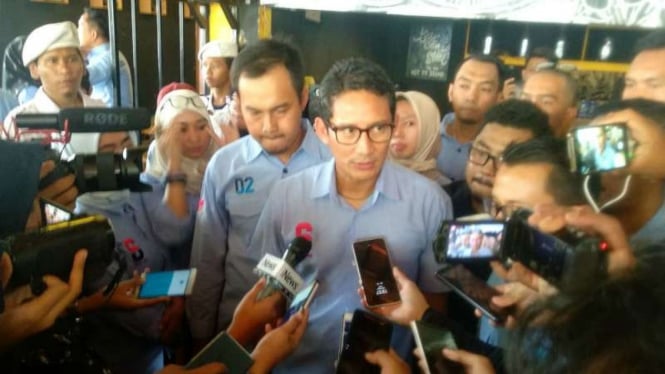 Cawapres nomor urut 02 Sandiaga Uno 