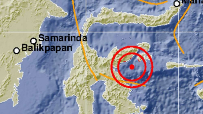 Gempa 5,7 SR Guncang Banggai Kepulauan.