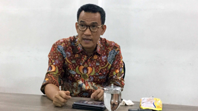 Pakar Hukum Tata Negara, Refly Harun saat berkunjung ke kantor VIVA di Jakarta