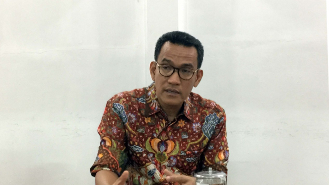 Pakar Hukum Tata Negara, Refly Harun, saat berkunjung ke kantor VIVA.co.id di Jakarta.