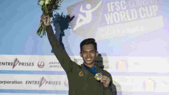 Indonesia Raih Juara Dunia di IFSC Climbing Chongqing, China