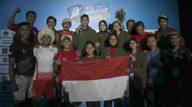 Indonesia Raih Juara Dunia di IFSC Climbing Chongqing, China