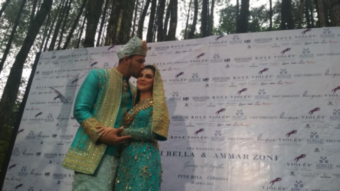 Ammar Zoni dan Irish Bella menikah
