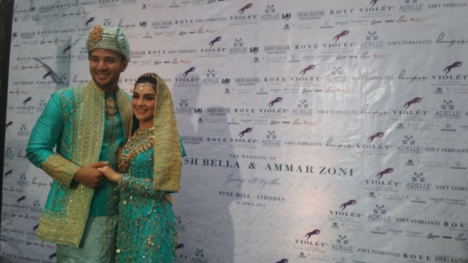 Ammar Zoni dan Irish Bella menikah