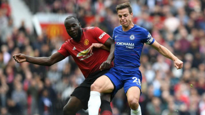 Duel Romelu Lukaku dengan Cesar Azpilicueta