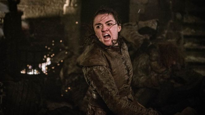 Arya Stark dalam Game of Thrones season 8