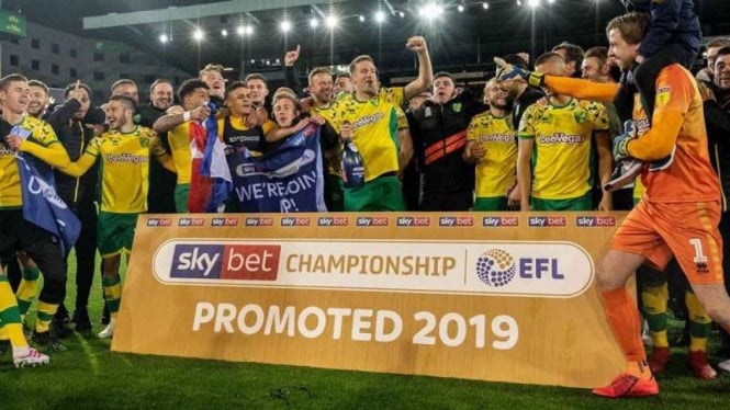 Norwich City promosi ke Premier League 2019/2020