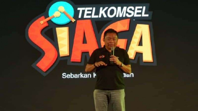 Direktur Utama Telkomsel, Ririek Adriansyah.