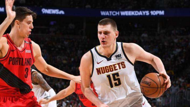 Laga Playoff NBA 2019 antara Portland Trail Blazers melawan Denver Nuggets