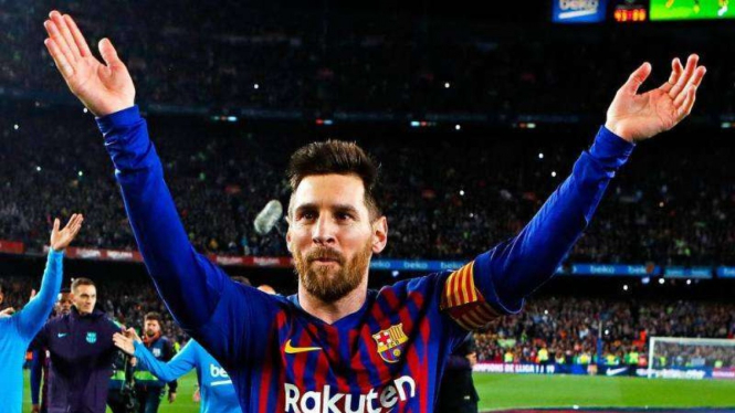 Megabintang Barcelona, Lionel Messi