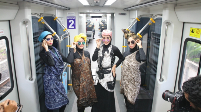 Fashion Show On Train Karya Para Mustahik Baznas