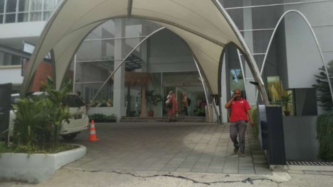 Hotel La Lisa lokasi dugaan penganiayaan oleh pria diduga pilot Lion Air terhadap pegawai hotel di Surabaya, Jawa Timur.