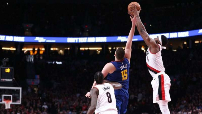 Laga Playoff NBA 2019 antara Denver Nuggets kontra Portland Trail Blazer