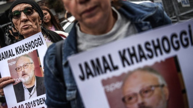 Pembunuhan terhadap wartawan Jamal Khashoggi menjadi perhatian dunia - Getty Images