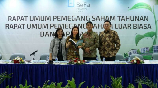 Rapat Umum Pemegang Saham Tahunan PT Bekasi Fajar Industrial Estate Tbk.