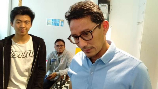 Cawapres nomor urut 02 Sandiaga Uno.