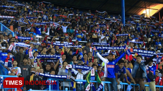 Aremania (FOTO: Dokumen TIMES Indonesia)