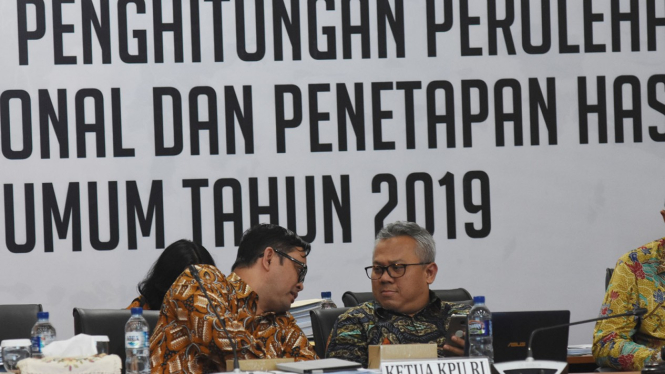 Rekapitulasi Hasil Penghitungan Suara Pemilu 2019.