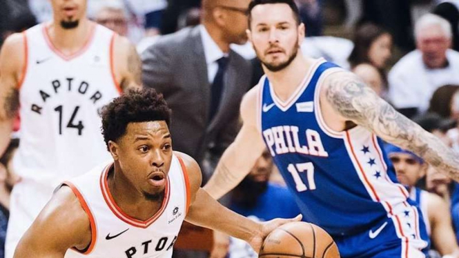 Laga Playoff NBA 2019 antara Philadelphia 76ers vs Toronto Raptors