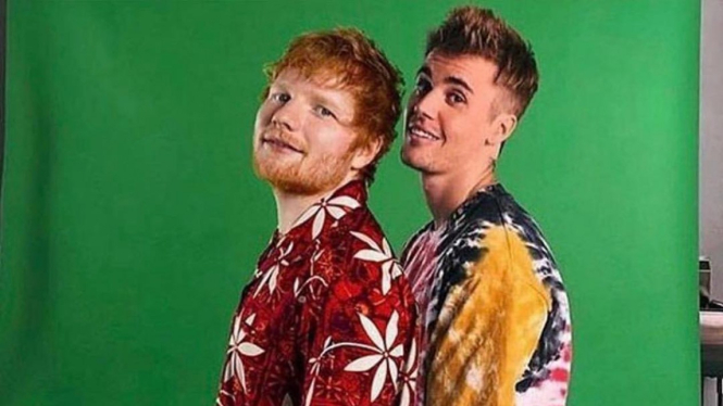 Ed Sheeran dan Justin Bieber
