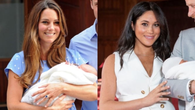 Kate Middleton dan Meghan Markle.