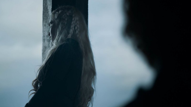 Daenerys Targaryen (Emilia Clarke) dalam Game of Thrones Season 8.