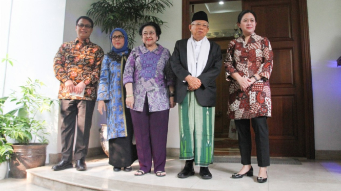 Pertemuan KH.Ma'ruf Amin dengan Megawati