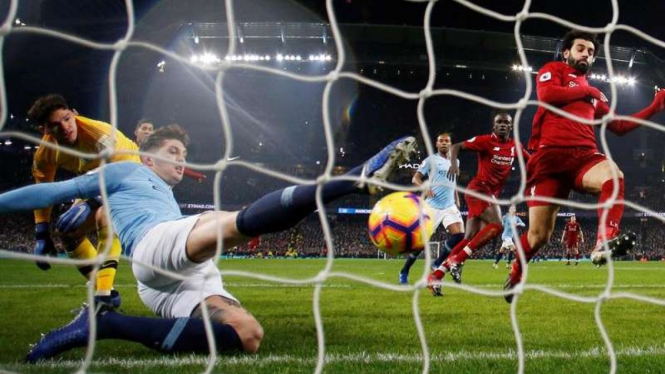 Pertandingan Premier League antara Manchester City melawan Liverpool