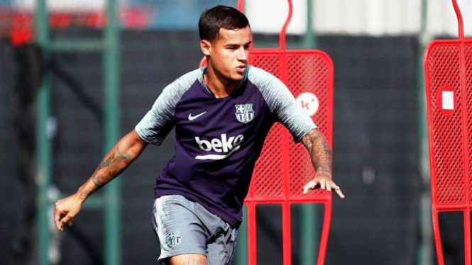 Gelandang serang Barcelona, Philippe Coutinho 