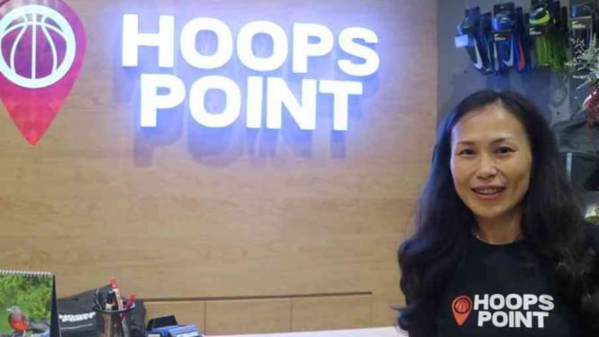 Joan Suryana, mantan pebasket nasional dan kini CEO Hoops Point