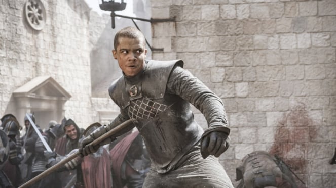 Grey Worm (Jacob Anderson) di Game of Thrones Season 8.