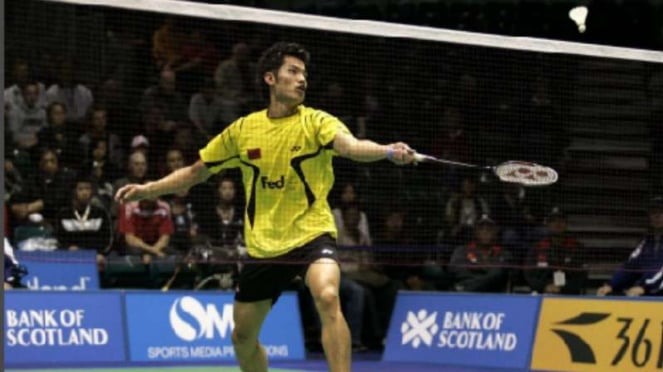 Lin Dan di Sudirman Cup 2007.