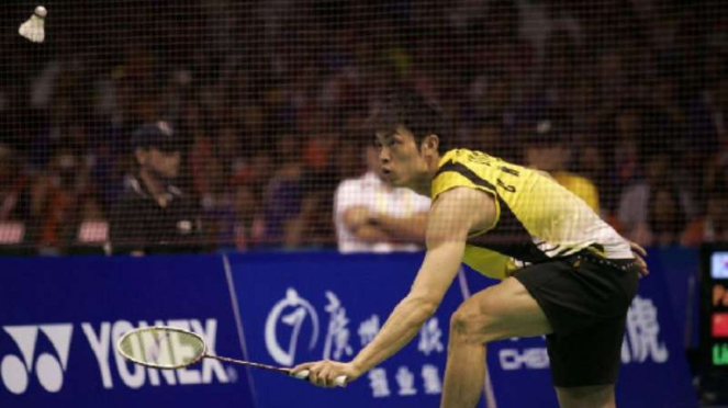 Lin Dan di Sudirman Cup 2009.