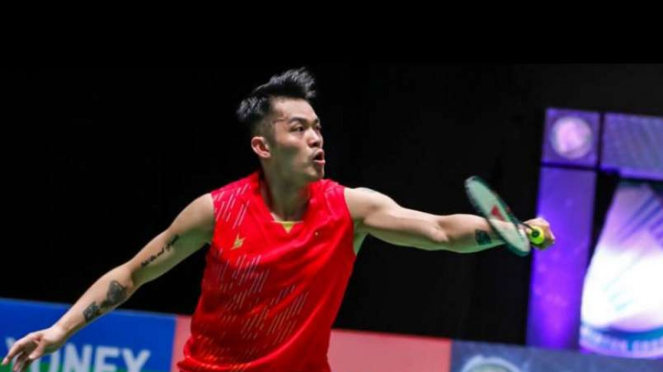 Lin Dan di All England Open 2019.