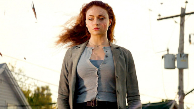 Jean Grey (Sophie Turner) dalam Dark Phoenix.