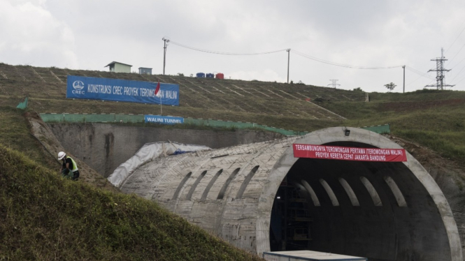 Terowongan Walini Kereta Cepat Jakarta-Bandung