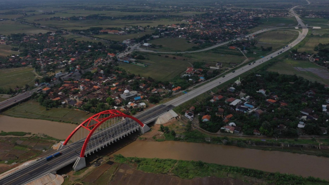 Jembatan Kali Kuto, Jalur Mudik Tol Trans Jawa